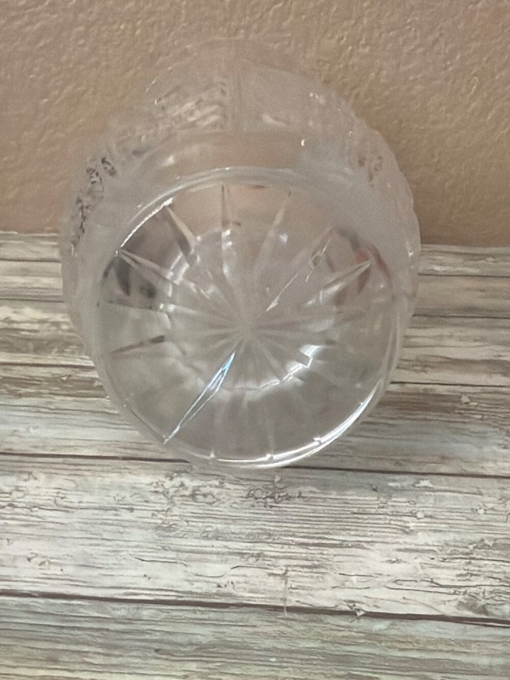 Vintage Julia Made in Poland Hand Cut Lead Crystal Vase 24% PbO 8" - Picture 8 of 8